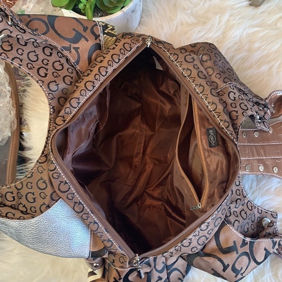 VINTAGE🧚♀️D-FUSION Rare Find Patchwork Large Size Handbag - Picture 8 of 14